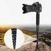 BEXIN P308C Soporte para monopié de aleación de aluminio para cámara DSLR portátil para viajes al aire libre (negro)