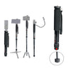 BEXIN P308 Soporte para monopié de aleación de aluminio para cámara DSLR portátil para viajes al aire libre (negro)