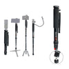 BEXIN P308A Soporte para monopié de aleación de aluminio para cámara DSLR portátil para viajes al aire libre (negro)