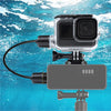 Para GoPro Hero9 Black 30m Carga de carcasas a prueba de agua con hebilla Montaje básico y tornillo