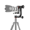 Yelangu A201 360 grados Horizontal Gimbal trípode cabeza para cámaras DV y SLR (Negro)