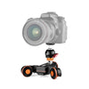 Yelangu L4X-BC rueda de la cámara Dolly II Pista eléctrica Slider de 3 ruedas Video Pulley Rolling Dolly Car Con Ballhead, Carga: 3kg (Negro)