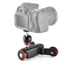 Yelangu L5 Slider Electric Slider 3-Wheel Rolling Dolly Coche con la cabeza, carga: 3kg (Negro)