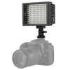 HD-160 Luz blanca LED Luz de video en la cámara Fotografía Iluminación Luz de relleno para cámara Canon, Nikon, DSLR con 3 placas de filtro
