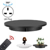 Soporte de exhibición giratorio eléctrico de 42cm Soporte de disparo de video TurnTable, carga: 100 kg, enchufe del Reino Unido (Negro)