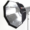Triopo K2-120 120cm Speedlite Flash Octagon Parabolic Softbox Bowens Mount Diffuser (Negro)