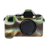 Estuche protector de silicona suave para FUJIFILM X-S10 (camuflaje)