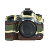 Para Nikon D600 / D610 Estuche protector de silicona suave (camuflaje)