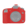 Para Nikon D600 / D610 Estuche protector de silicona suave (Rojo)