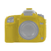 Para Nikon D600 / D610 Estuche protector de silicona suave (Amarillo)