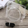 Estuche protector de carcasa de cristal con correa para FUJIFILM instax SQUARE SQ6 (transparente)