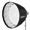 Godox P90H 90 cm Profundito de software parabólico reflector Diffuser Studio caja de luz (negro)