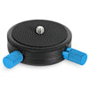 Bexin QR-02 Rotación de 360 grados Rotación rápida Cámara de la cabeza Placa base del trípode (negro)