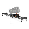 YELANGU L4X-BE YLG1817A 60cm Riel deslizante de empalme de aleación de aluminio + Polea de video de 3 ruedas Carro rodante para cámaras SLR / Cámaras de video