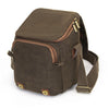 Caden N1 Retro retro multifuncional lienzo impermeable cámara digital fotografía bolsa de hombro (café)