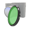 Filtro de Lente de Color JSR para Panasonic LUMIX LX10 (Verde)