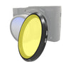 Filtro de Lente de Color JSR para Panasonic LUMIX LX10 (Amarillo)