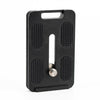 Placa de liberación rápida anti-rotación Bexin PL-62 con cojín de goma (negro)