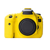 Caso protector de silicona suave para Canon EOS 7D (amarillo)