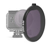 Filtro de lente JSR con carcasa redonda ND64 para GoPro HERO8 Black