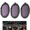 Carcasa Redonda JSR 3 en 1 ND8 + ND16 + Filtro de Lente ND32 para GoPro HERO8 Negro