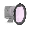 Filtro de lente NIGHT con carcasa redonda JSR para GoPro HERO8 Black