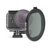 Filtro de lente CPL de carcasa redonda JSR para GoPro HERO8 Black