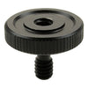 Adaptador de tornillo macho a hembra de 1/4 de pulgada para fijación de luz/soporte (negro)