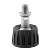 BEXIN GSF37-S Trípode 3/8 pulgadas Puntas de pie de acero inoxidable Almohadilla de pie de plástico