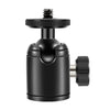BEXIN K18 Mini rótula de bola de metal panorámica de rotación de 360 grados
