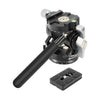 BEXIN DT-02R/S 2D 720 grados Panorama Heavy Duty Tripod Action Fluid Drag Head con placa de liberación rápida