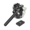 BEXIN DT-02S/S 2D 360 Grados Panorama Heavy Duty Trípode Acción Fluid Drag Head con placa de liberación rápida