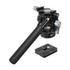 BEXIN DT-03R/S 720 grados Panorama Heavy Duty Trípode Action Fluid Drag Head con placa de liberación rápida