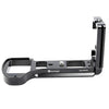 FITTEST LB-A6500 Shoot vertical de liberación rápida L placa Holder soporte base para Sony ILCE-6500 (A6500) Cámara de metal Joby (Negro)