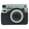 Estuche de cuero de cuerpo entero con correa para FUJIFILM Instax WIDE 400 (negro)