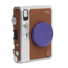 Para FUJIFILM Instax mini EVO Tapa de lente de cámara Cubierta protectora de aleación de aluminio (púrpura)