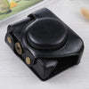 Cámara de cuerpo completo PU Bolsa de caja de cuero para Sony ZV-1 (negro)