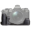 Base de la caja de la cámara de cuero PU con rosca de 1/4 pulgada para Olympus EM5 / EM5 Mark II (Negro)
