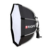 TRIOPO KS90 90cm Domo Speedlite Flash Octagon Difusor de caja de luz parabólico con mango de montaje en soporte para Speedlite