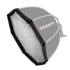 TRIOPO S90 Diámetro 90cm Rejilla de panal Octagon Softbox Reflector Difusor para Studio Speedlite Flash Softbox