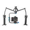 YELANGU YLG-0108F Estabilizador de araña con placa de liberación rápida para videocámara DV Cámara de video DSLR