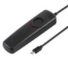 Cuely RR-90 Cable de liberación del obturador con interruptor remoto para Fujifilm X-T100 / X-Pro 2 / X-T1 / X-T20 / X-T10 / X30 / X-E2 / X-A10 / X-A3 / X-A2 / X100F / X100T