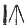 TRIOPO GS2808 Videocámara Fotografía Sin soporte de montaje de trípode de fibra de carbono axial con rótula de bola, Carga: 15 KG