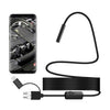 Y101 Cámara de inspección de endoscopio digital impermeable 3 en 1 con cabezal en espiral de 8 mm, longitud: cable flexible de 3,5 m (negro)