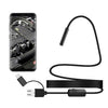 Y101 Cámara de inspección de endoscopio digital impermeable 3 en 1 con cabezal en espiral de 8 mm, longitud: cable duro de 2 m (negro)