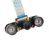 Cámara de visión nocturna infrarroja focal ajustable de 5MP OV5647 con 2 luces de sensor IR para Raspberry Pi 3