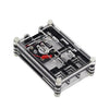 Caja de carcasa acrílica de 9 capas con ventilador de refrigeración para Raspberry pi 3 (negro)