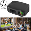 Mini proyector inteligente portátil para niños A2000 1080P, enchufe AU (negro)
