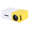 YG-300 0.8-2M 24-60 pulgadas 400-600 lúmenes Proyector LED HD Home Theater con cable de conversión de video 3 en 1 y control remoto, tamaño: 12.6 x 8.6 x 4.6 cm, enchufe de la UE