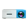 YG300 400LM Mini proyector LED portátil de cine en casa con control remoto, compatible con interfaces HDMI, AV, SD, USB (azul)